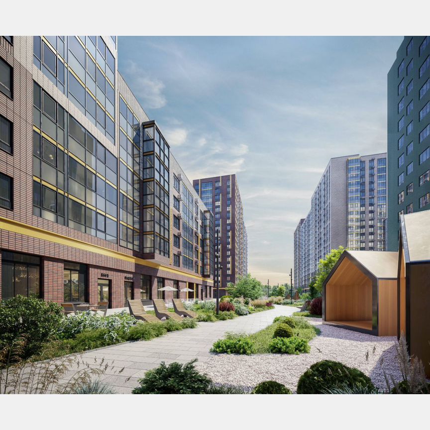 1-к. квартира, 34,7 м², 11/18 эт.