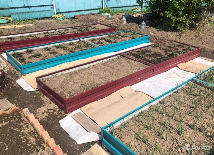Грядка оцинкованная 1м х 2м х 32см