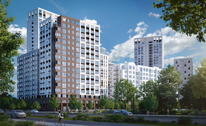 2-к. квартира, 68 м², 4/25 эт.