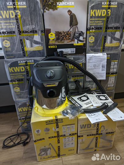 Пылесос Karcher WD3 Limited Edition +гарантия 5лет
