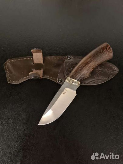 Нож разделочный, кованый ст 95х18 венге литье