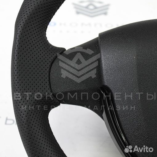 Анатомический руль AMG в стиле Приора 2 (в коже)