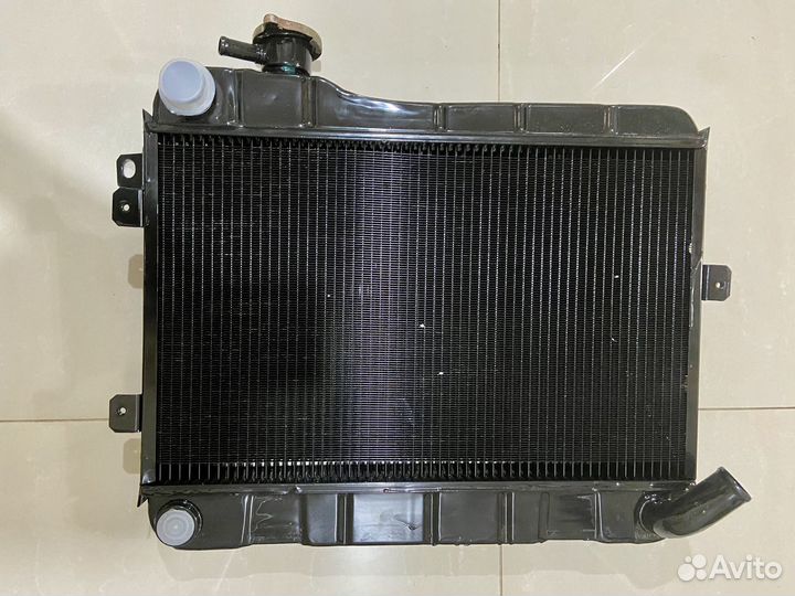 Радиатор 2х рядный новый ваз Медный