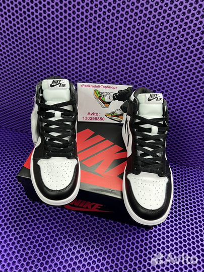 Air Jordan 1 Retro High Black White р.37-41