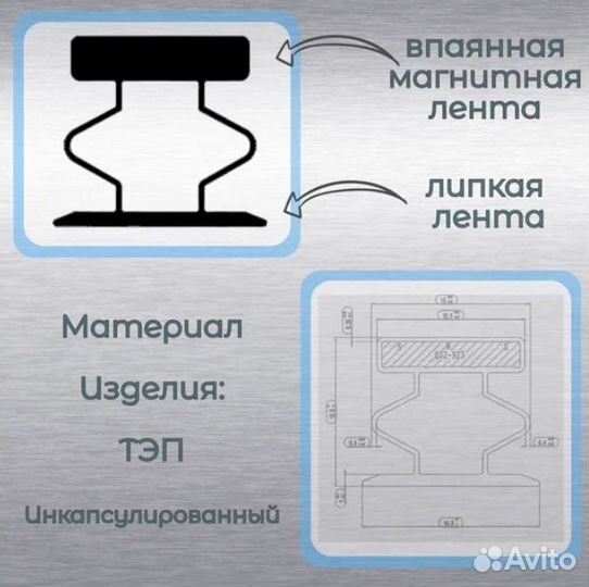 Уплотнитель для дверей