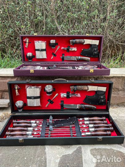 Набор шампуров в кейсе