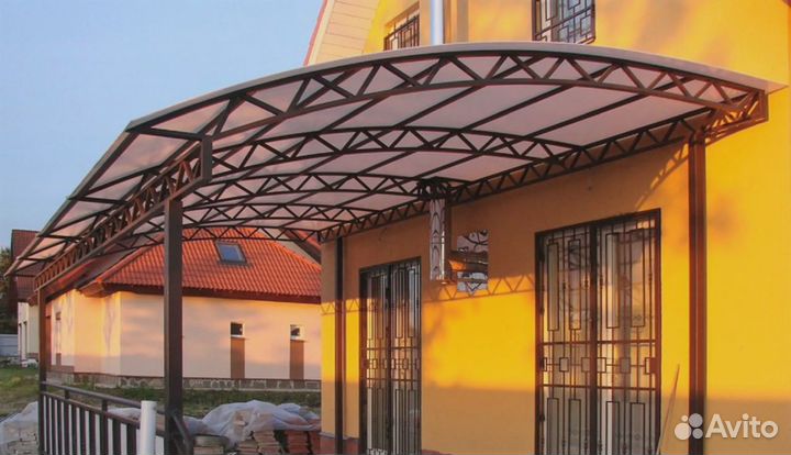 Навес к дому