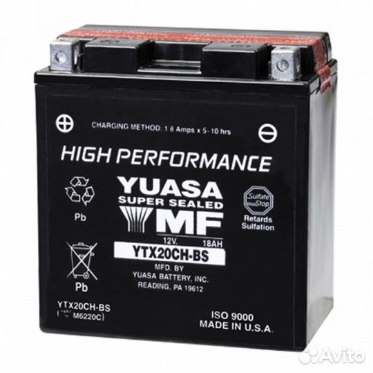 Аккумулятор Yuasa YTX20CH-BS