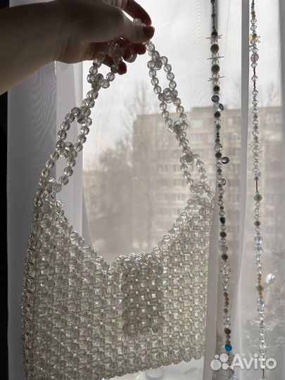 Сумка из бусин ручной работы