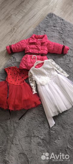 Детские вещи для девочки 92