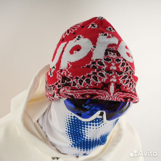 Шапка Supreme Bandana Big Logo Beanie