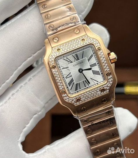 Женские часы Cartier Santos