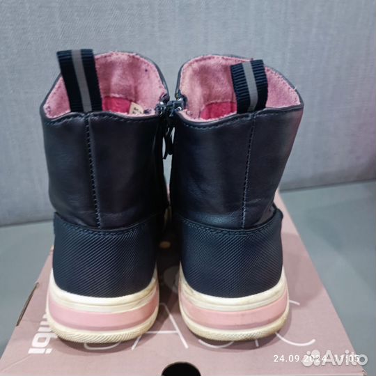 Сапожки демисизонные для девочки25