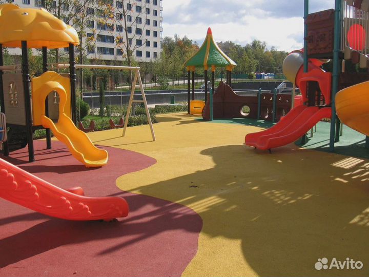 Укладка резинового покрытия k-7767