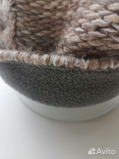 Шапка зимняя женская вязанная