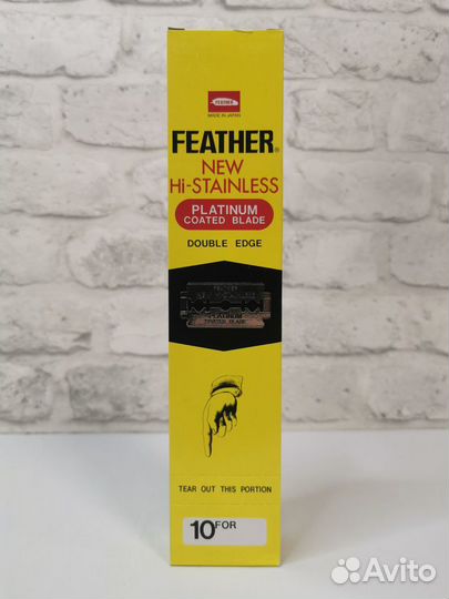 Блок лезвий Feather Platinum (200 шт)