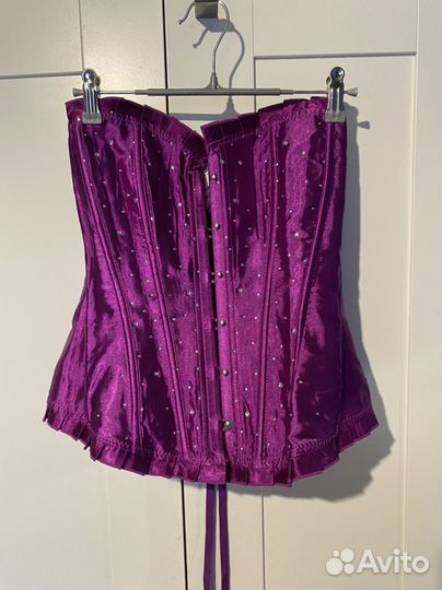 Топ корсет со стразами