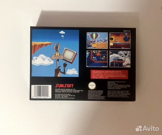 Super Nintendo snes Looney tunes - Road Runner