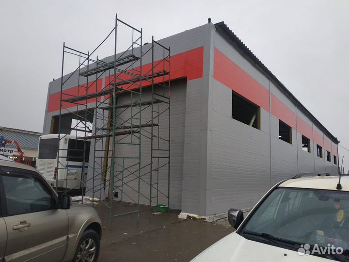 Сэндвич-панели от завода (мин.вата)