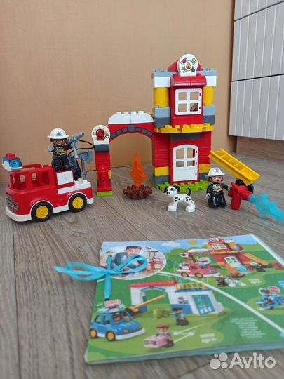 Lego duplo пожарная станция аэропорт