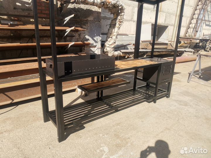 Мангальная зона лофт