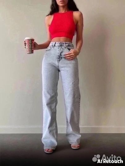 Джинсы клеш женские
