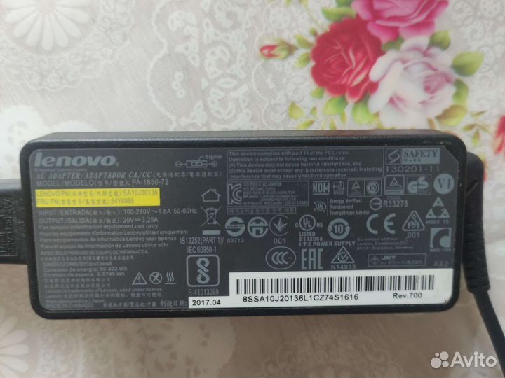 Блок питания Sony acdp-100s01 Samsung Lenovo