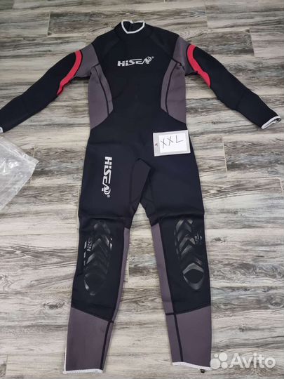 Гидрокостюм мужской 3 мм неопреновый