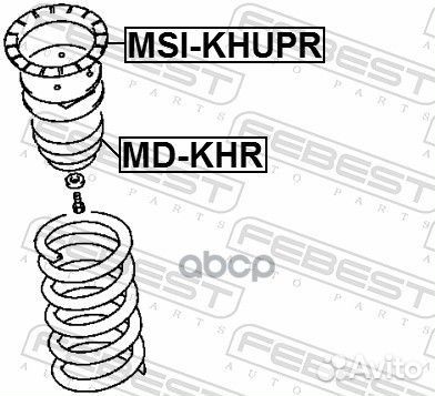 Проставка задней пружины верхняя msikhupr Febest
