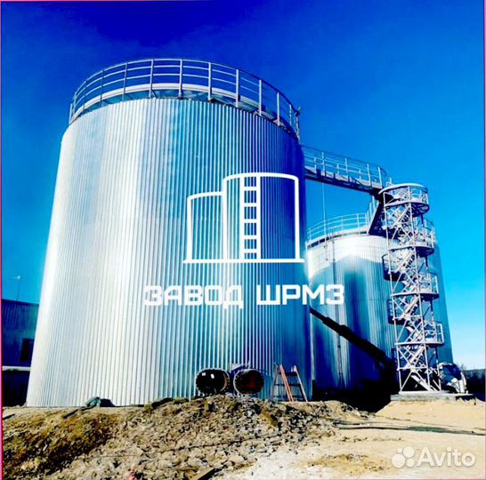 Резервуар вертикальный стальной 700 кубов