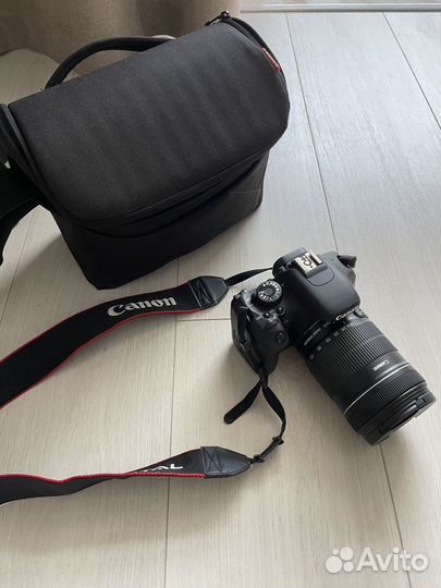 Зеркальный фотоаппарат canon 600d