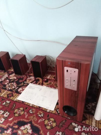 Колонки с усилителем бу