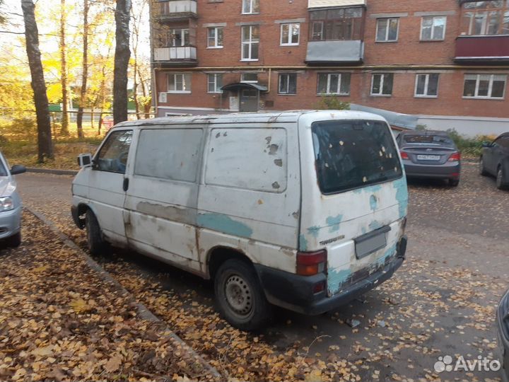 Volkswagen Transporter 2.4 МТ, 1991, 460 000 км