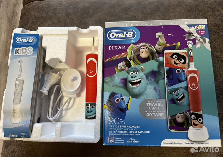 Электрическая зубная щетка oral b pixar