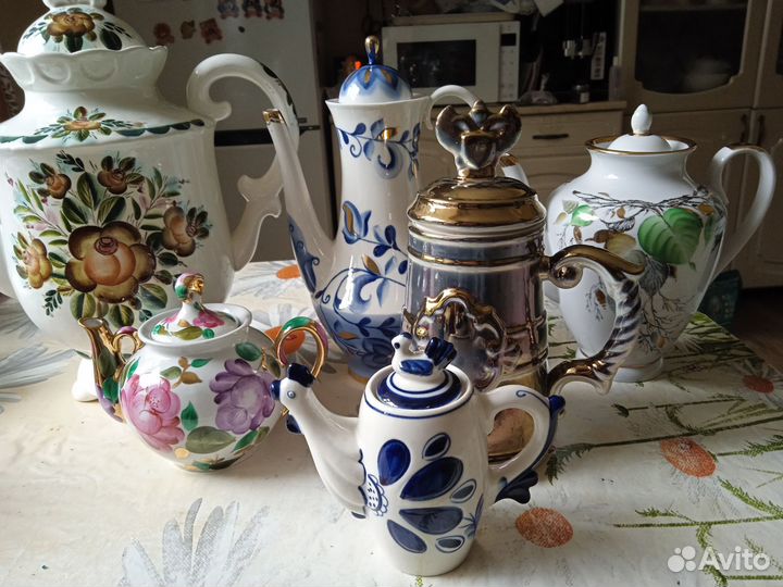 Посуда СССР чайники