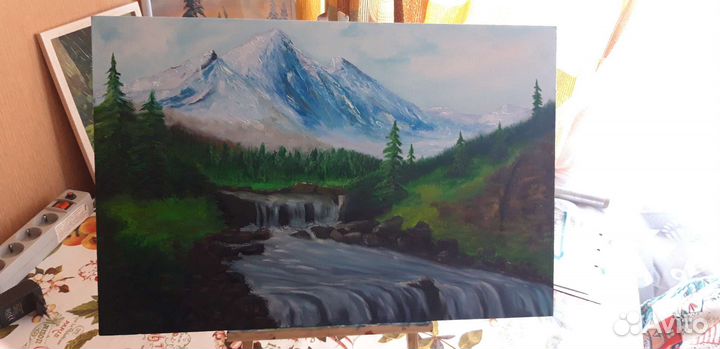 Картина маслом Водорад