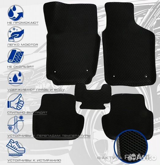 3D коврики ева volkswagen Crafter 2006-2016