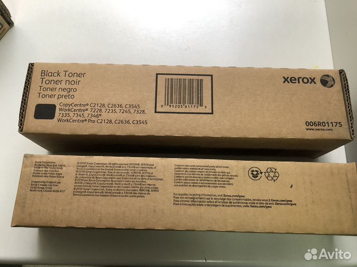 Тонер-картридж xerox