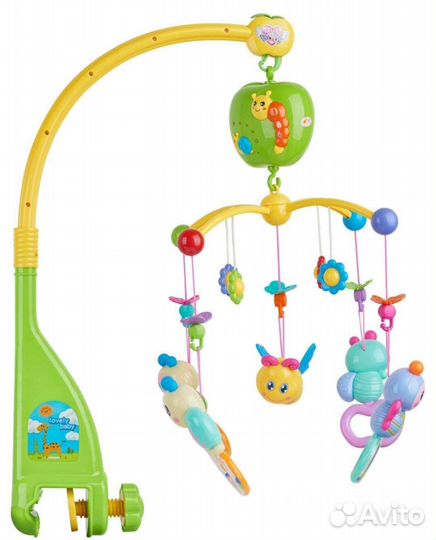 Мобиль на кроватку Добрые сны с пультом управления