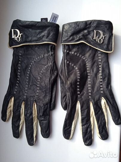 Перчатки женские кожаные Christian Dior