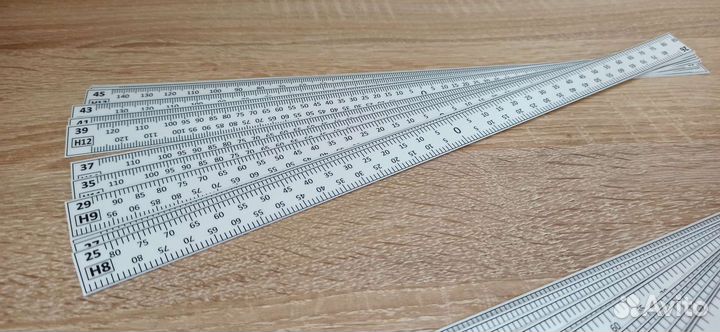 Лекальные линейки (компл. 1:1 / 1:2 ) SK700, SK562