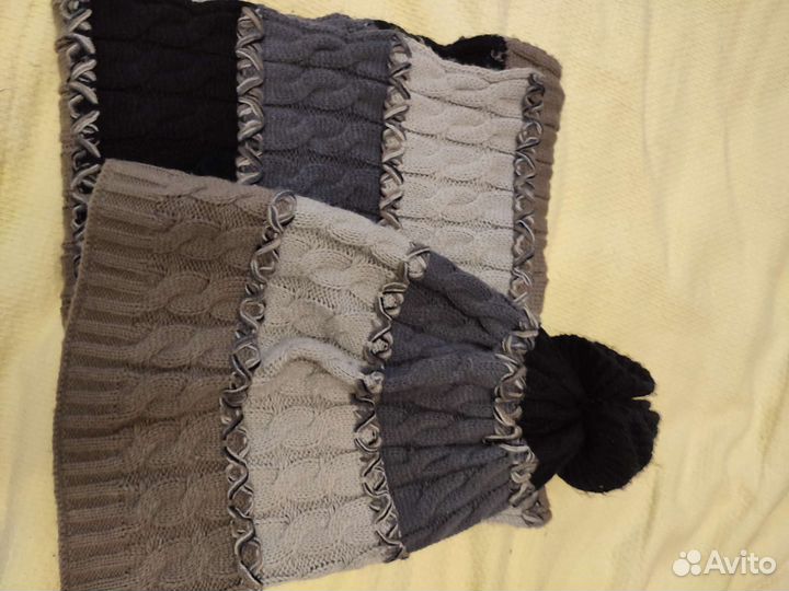 Комплекты шарф + шапка женские