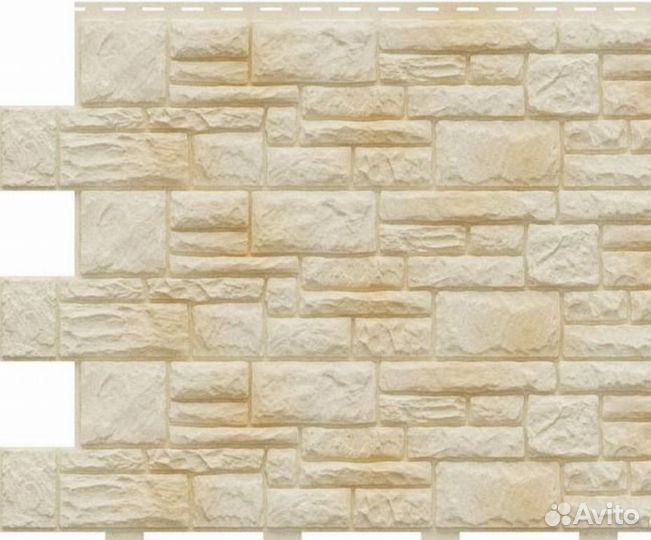 Фасадная панель Доломит Крымский берег Песочный