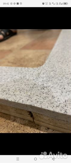 Ремонт и полировка столешницы из иск. камня