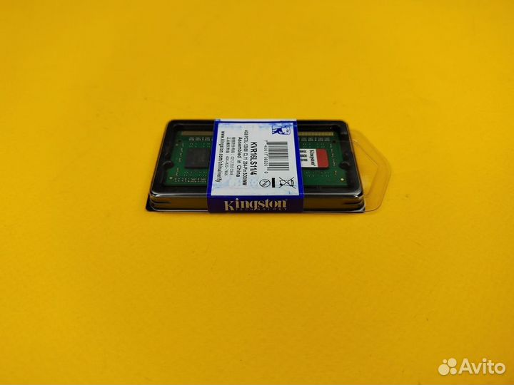 Память KingSton DDR3 L 1600 MHz 4 GB sodimm