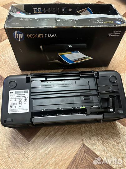 Цветной принтер hp deskjet D1663