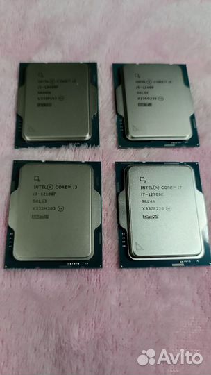 Процессоры intel core i3, i5, i7