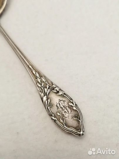 Ложка десертная. Серебро 950 проба. Франция