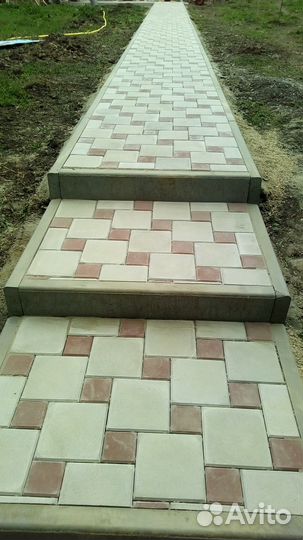 Укладка тротуарной плитки