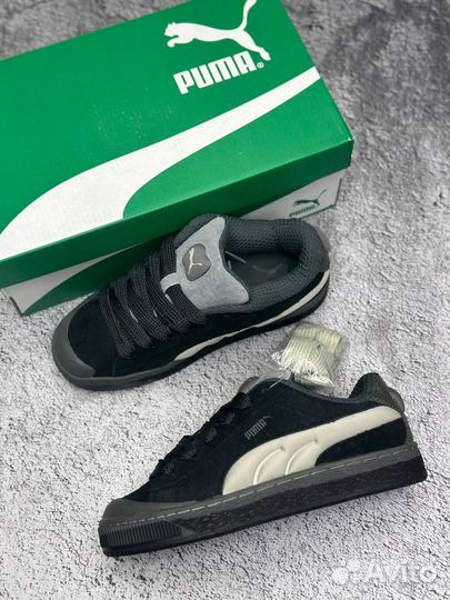 Кроссовки puma suede xl black